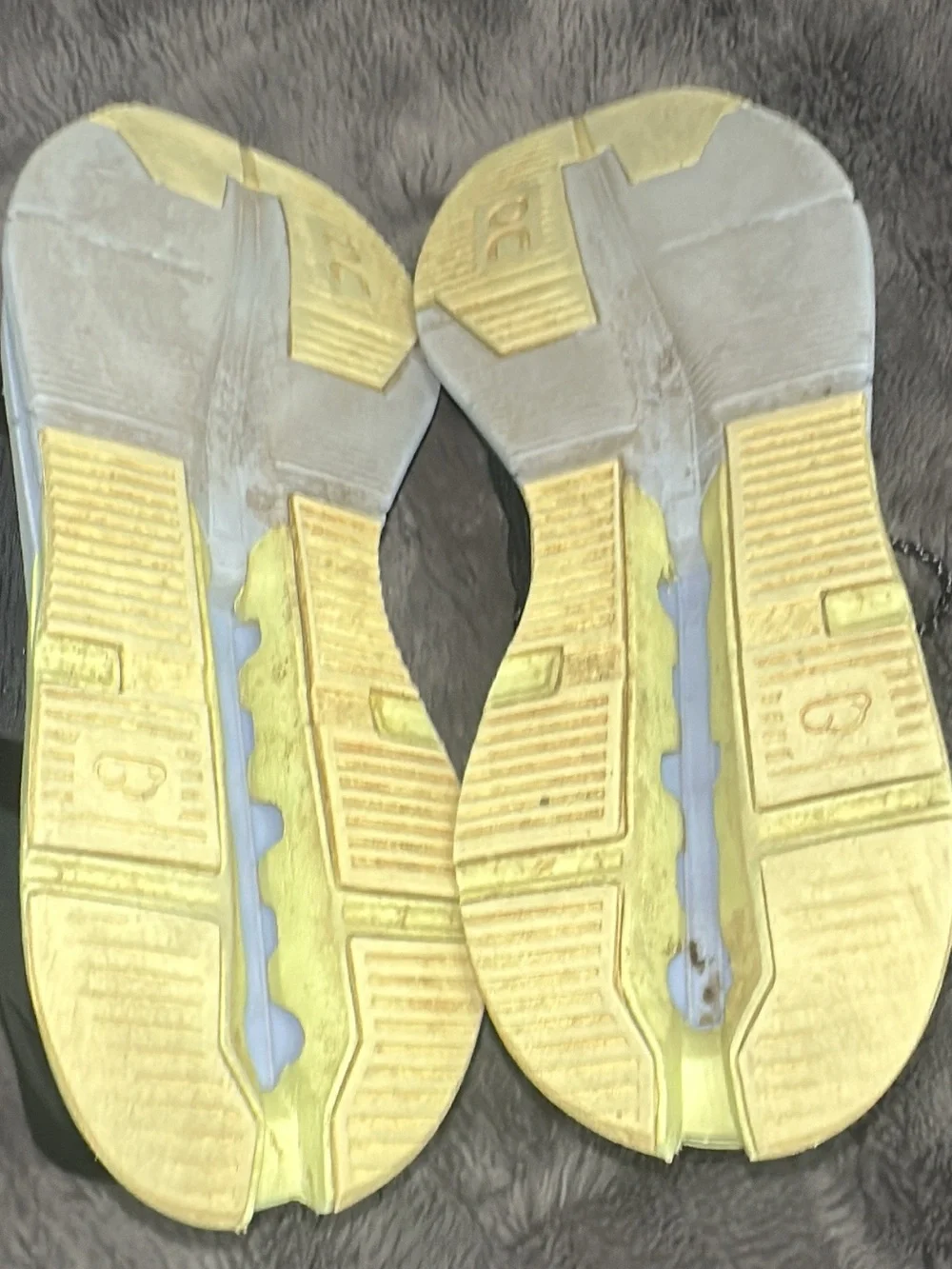 On Cloudnova Athletic Sneakers in Black and Yellow (shoe 14)